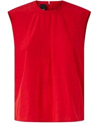 Pinko - Tie-Back Sleeveless Top - Lyst