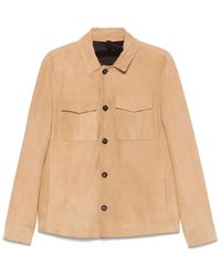 Tagliatore - Suede Jacket - Lyst