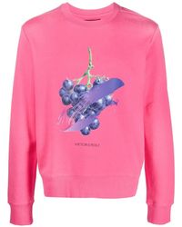 Viktor & Rolf - Grape-Print Cotton Sweatshirt - Lyst