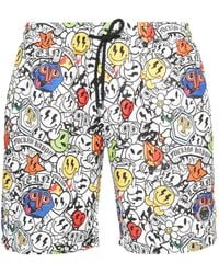Philipp Plein - Graphic-Print Swim Shorts - Lyst