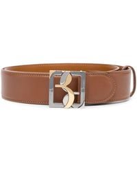 Billionaire - Logo-Buckle Leather Belt - Lyst