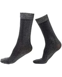 Swedish Stockings - Ines Shimmery Semi-Sheer Socks - Lyst