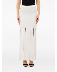 Liu Jo - Falda Larga Con Flecos - Lyst