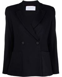 Harris Wharf London - Double-Breasted Virgin Wool Blazer - Lyst