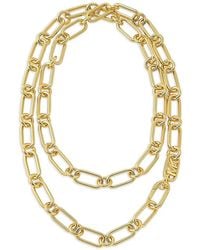 Michael Kors - Logo Link-Chain Necklace - Lyst