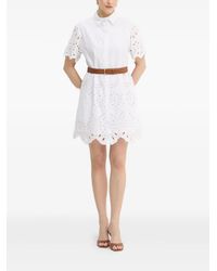 Silvian Heach - Robe-Chemise À Design Perforé - Lyst