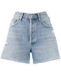 Agolde - Jeans-Shorts im Distressed-Look - Lyst