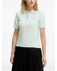 Day Birger et Mikkelsen - Buttoned Logo Polo Top - Lyst