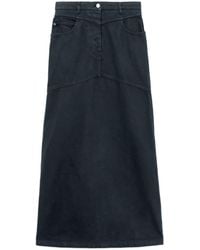 Herskind - Patchwork Long Straight-cut Skirt - Lyst