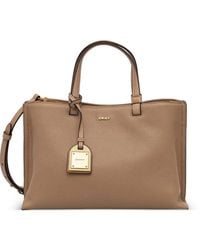 DKNY - Alya Tote Bag Mit Logo-Schild - Lyst