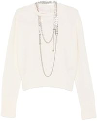 Circus Hotel - Chain-Embellished Sweater - Lyst