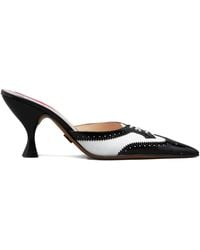 Thom Browne - 75Mm Shiny Heeled Mules - Lyst