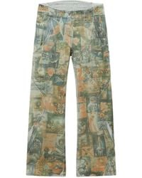 Kiko Kostadinov - Zip Printed Jeans - Lyst
