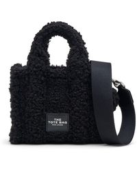 Marc Jacobs - Mini Traveler Teddy Tote Bag Black - Lyst