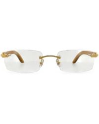 Cartier - Square-Frame Glasses - Lyst
