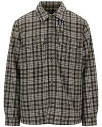 Woolrich - Veste En Laine Mélangée À Carreaux - Lyst