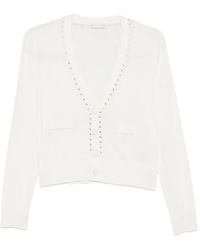Liu Jo - Embellished Button Cardigan - Lyst