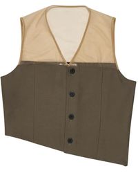 Niccolò Pasqualetti - Asymmetric Panelled Top - Lyst