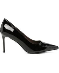 Linda Baumann - Patent-Finish Pointed-Toe Pumps - Lyst