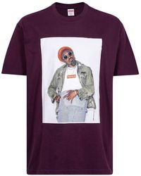 Supreme - T-shirt Met Grafische Print - Lyst