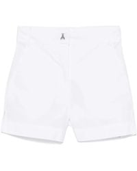 Patrizia Pepe - High-Waisted Cotton Shorts - Lyst