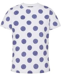 【関税&送料込】Moschino Ballpoint Pen Polka Dots T-Shirt Moschino Ballpoint Pen Polka Dots