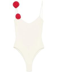 LaRevêche - Ashar Floral-Appliqué Swimsuit - Lyst