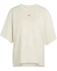 adidas - T-Shirt Three Stipes Studio - Lyst