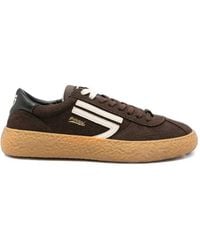PURAAI - Baskets En Daim À Patch Logo - Lyst