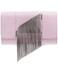 PERRIN Paris - L'Eiffel Cascade Crystal-Embellished Clutch Bag - Lyst
