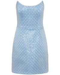 Rebecca Vallance - Alix Sequined Mini Dress - Lyst