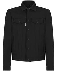 DSquared² - Giacca-Camicia Con Bottoni - Lyst