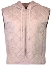 Max Mara - Quilted Hooded Gilet - Lyst