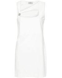Coperni - Cut-Out Twill Minidress - Lyst