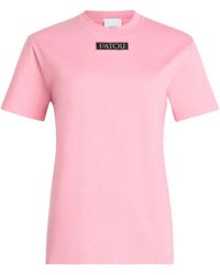 Patou - Logo-Appliqué T-Shirt - Lyst
