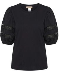 Twinset - T-Shirt À Manches Bouffantes - Lyst