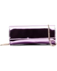 Castagna - Metallic-Leather Clutch Bag - Lyst