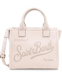 MC2 Saint Barth - Medium Vanity Leather Tote Bag - Lyst