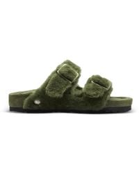 Birkenstock - Sandales Arizona En Peau Lainée - Lyst