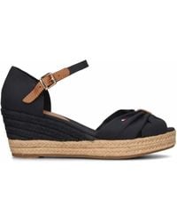 Tommy Hilfiger - Opened-Toe Wedge Espadrilles - Lyst
