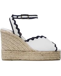 Castañer - Wedge-Espadrilles mit Wellensaum 110mm - Lyst