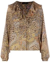 Etro - Printed Silk Shirt - Lyst