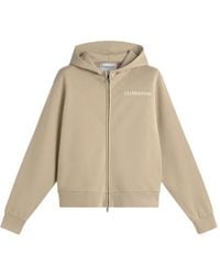 LES HÉRITIERS - Logo-Detail Zip-Up Hoodie - Lyst