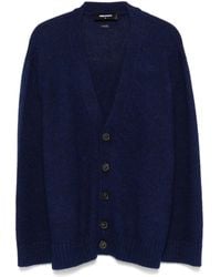 DSquared² - Alpaca Wool Cardigan - Lyst
