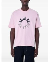 ACHM - Logo-Motif Cotton T-Shirt - Lyst
