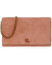 Ralph Lauren - Medium Adair Ii Logo-Plaque Chain-Strap Shoulder Bag - Lyst