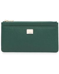 Dolce & Gabbana - Logo-Plaque Zipped Wallet - Lyst