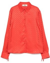 Fendi - Chemise À Motif Ff En Jacquard - Lyst