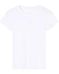 ARMANI EXCHANGE - Logo-Print Crew-Neck T-Shirt - Lyst