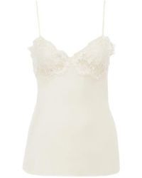 Chloé - Top Met Kant - Lyst